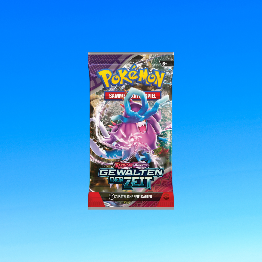 Pokémon TCG: Karmesin & Purpur – Gewalten der Zeit Booster Pack (DE)