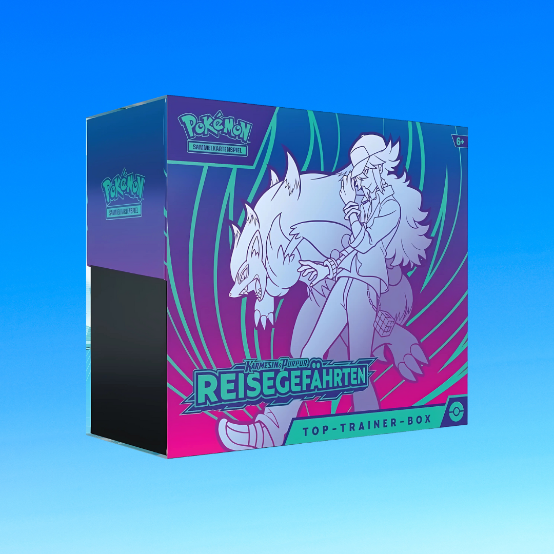 Pokémon TCG: Karmesin & Purpur – Reisegefährten Top Trainer Box (DE)
