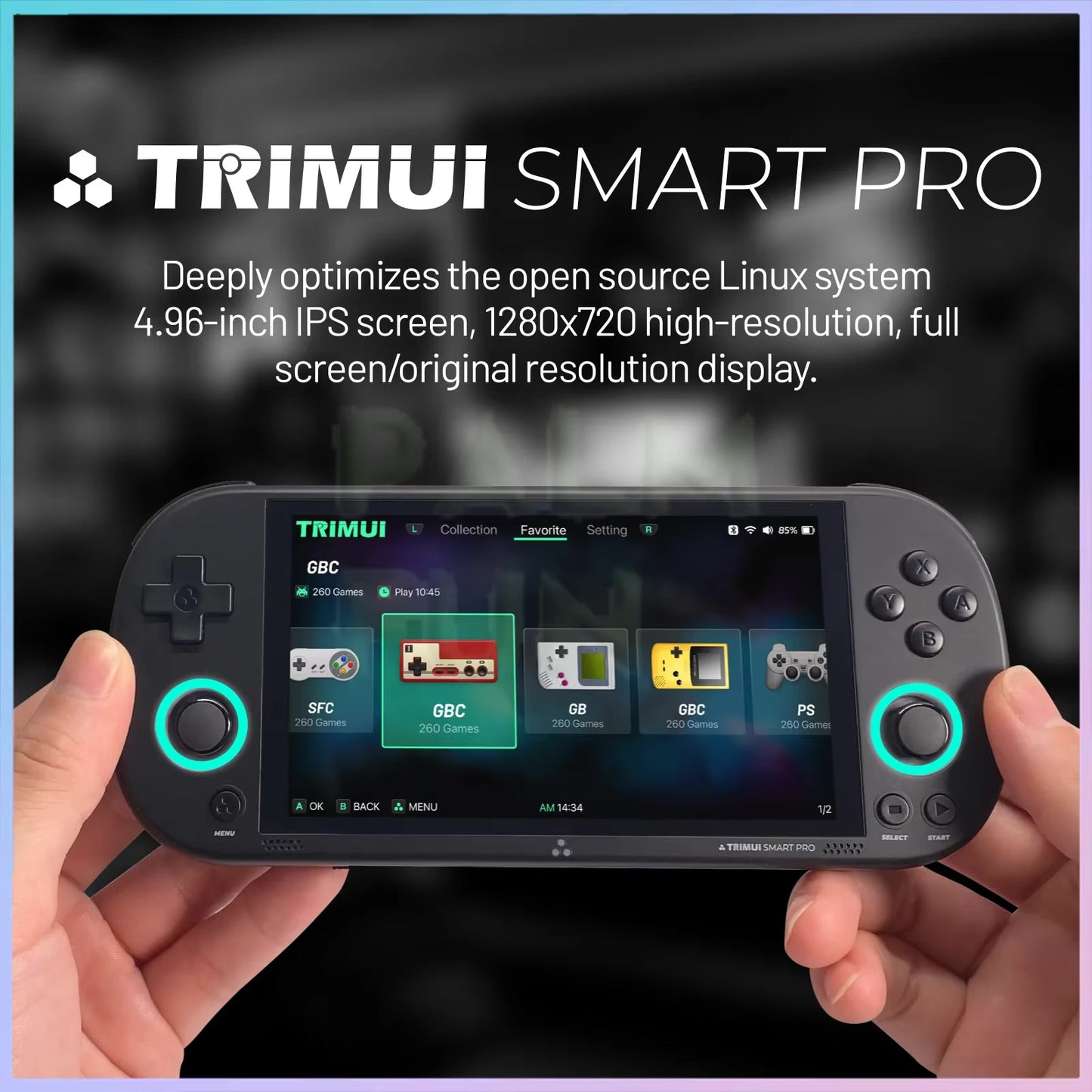 Trimui Smart Pro Handheld-Spielkonsole