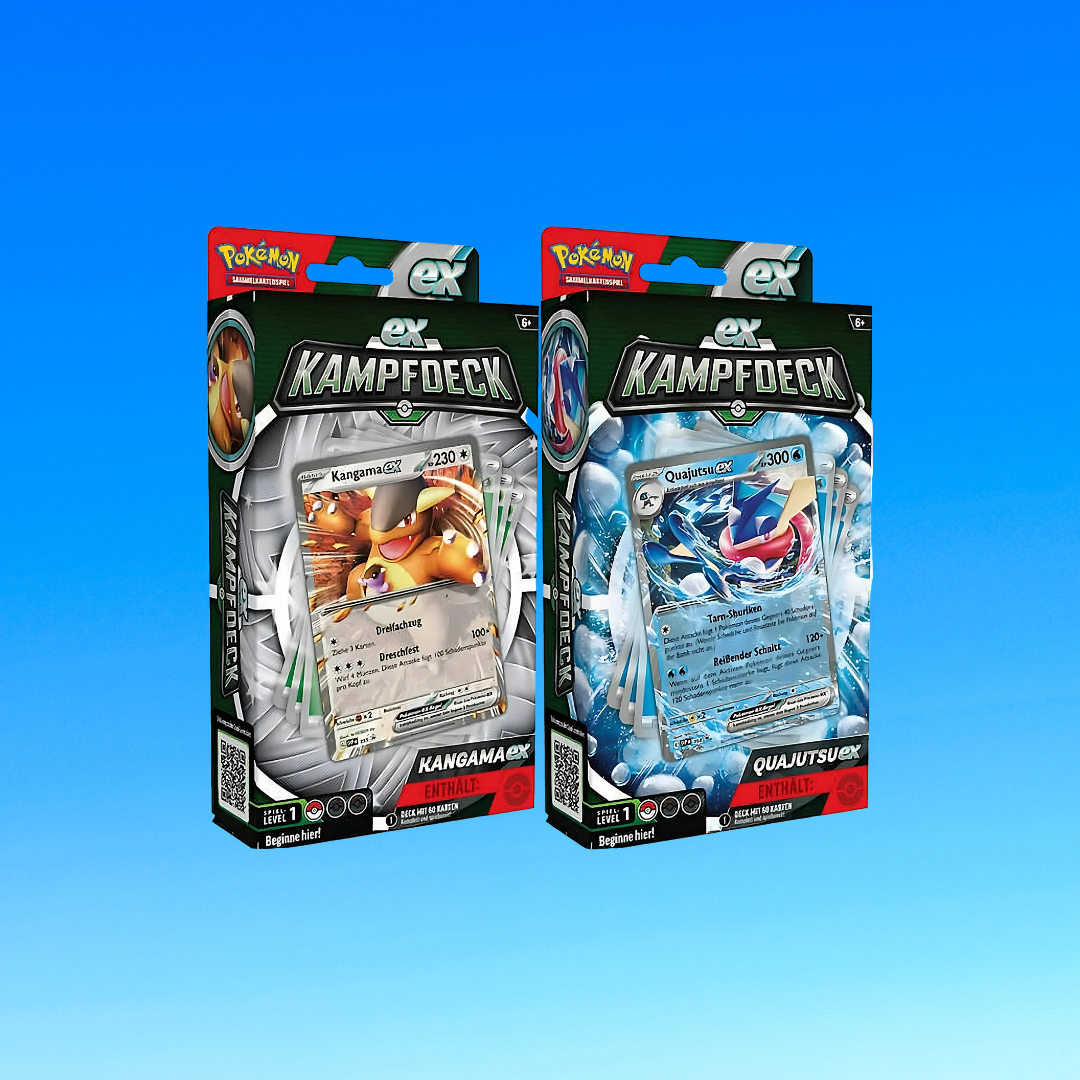 Pokémon TCG: EX-Kampfdeck – Quajutsu & Kangama (DE)