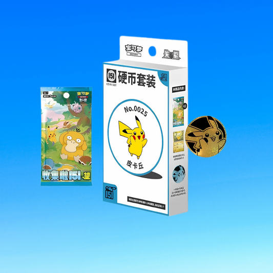 Pokémon TCG: 151 HOPE Coin-Set CHI – 3 Booster | Promo | Coin | Zufällige Box