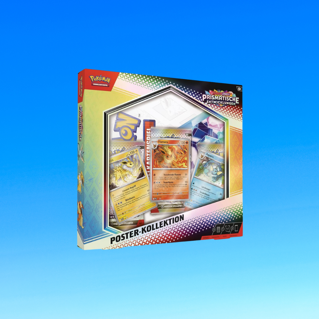 Pokémon TCG: Karmesin & Purpur – Prismatische Entwicklungen Poster-Kollektion (DE)